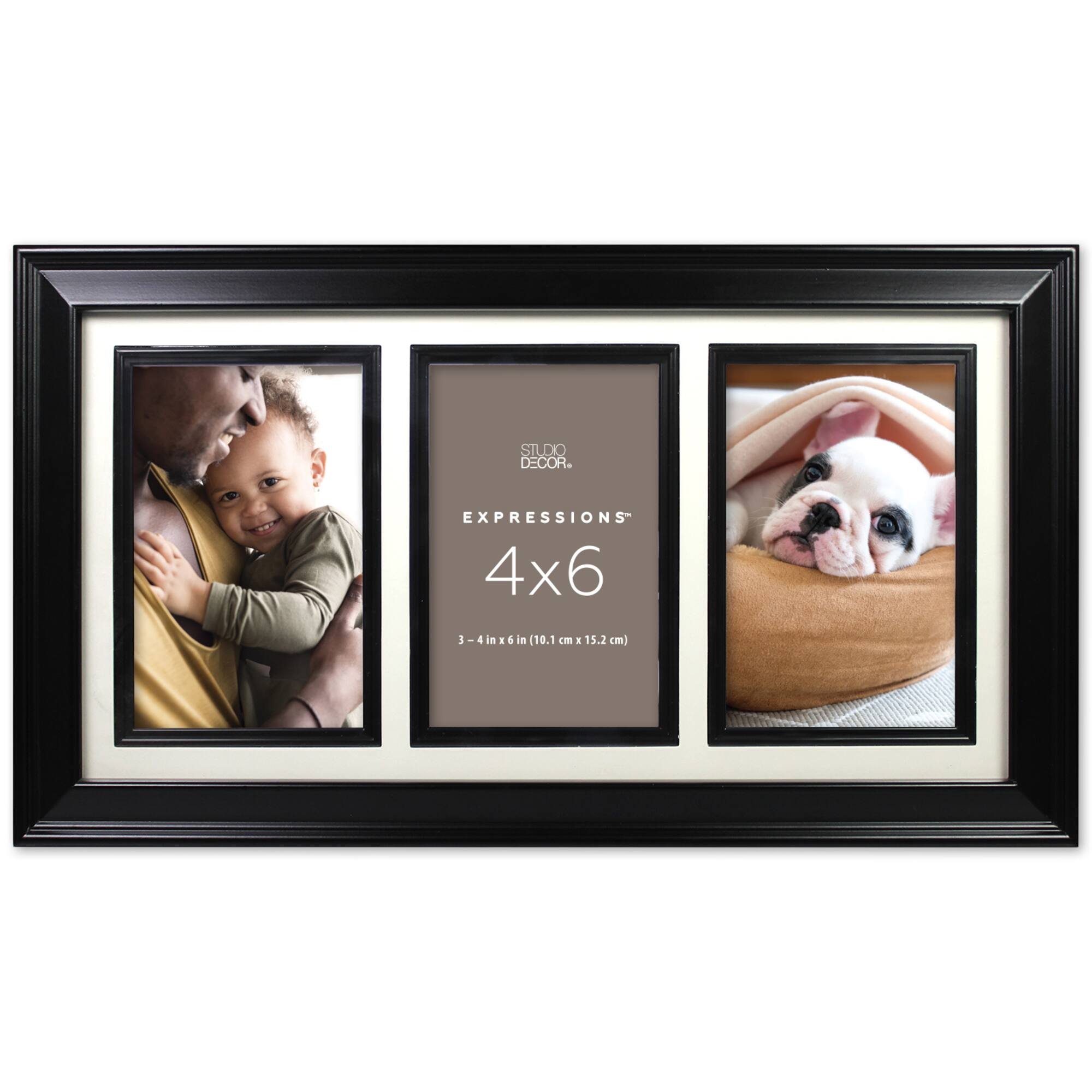 Expressions™ 3 Opening 4" x 6" Collage Frame by Studio Décor